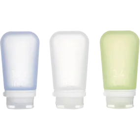 GoToob  Squeezable Silicone Travel Bottle 3.4 oz (3 Pack)